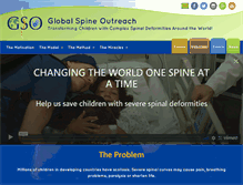 Tablet Screenshot of globalspineoutreach.org
